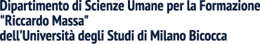 Logo Dipartimento di Scienze Umane per la Formazione 'Riccardo Massa'
